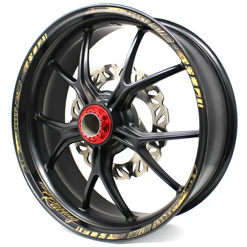Felgenrandaufkleber GP Racing Gold Metallic MATT Motorrad Aufkleber Auto