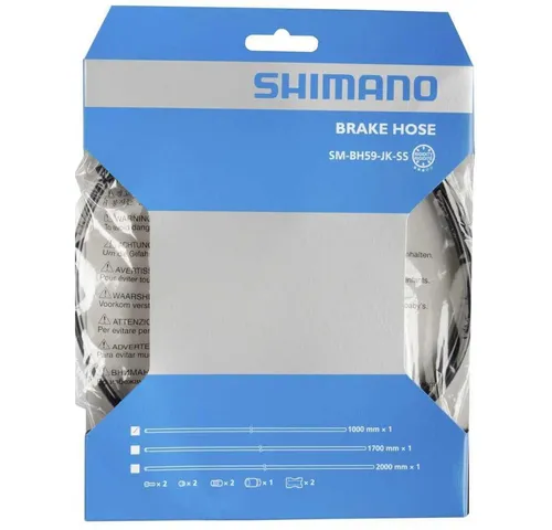 Shimano SM-BH59-JK-SS Bremsleitung - Bremskabel für hydraulische Bremsen, sorgt für präzise Bremskraftübertragung und hohe Zuverlässigkeit im Gelände.