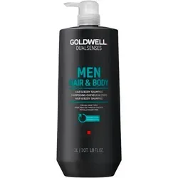 Goldwell Dualsenses for Men Thickening Shampoo 300 ml - Shampoos für Männer, sorgt für volleres und kräftigeres Haar, angereichert mit Guarana und Koffein für mehr Energie und Fülle.