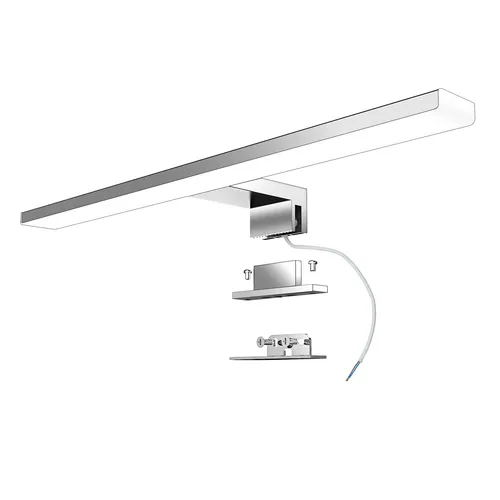 Led Spiegelleuchte Badezimmer 40 cm 10W 820LM 230V Neutralweiß 4000K,Edelstah...