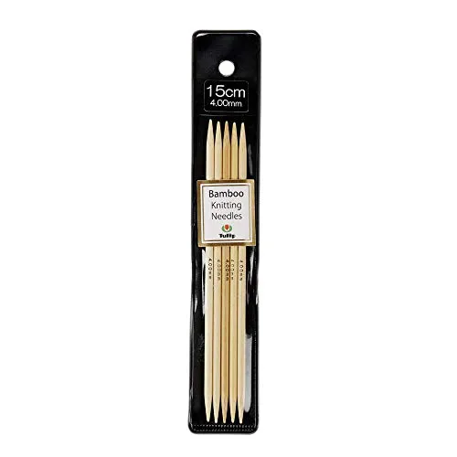 Tulip KND060550 Knitting Needles, Bambus, Beige, 5,5 mm