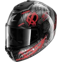 Shark Spartan RS Shiever Carbon Helm - Sportlich und Sicher, M (57/58) - Der Shark Spartan RS Shiever Carbon Helm verbindet sportliches Design mit modernster Technik. Die Carbon-Außenschale sorgt für Stabilität und Sicherheit. Inklusive integriertem Sonnenvisier und optimaler Belüftung für komfortable Fahrten.
