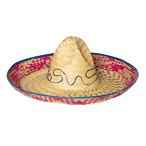 Boland 95424 - Hut Sombrero Salvatore, Durchmesser 52 cm, Mexikaner, Gaucho, Karneval, Themenparty, Mottoparty
