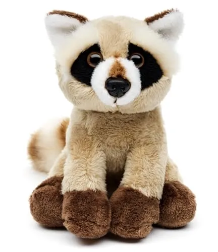 Uni-Toys - Waschbär (braun) Plushie - 15 cm (Länge) - Plüsch-Bär - Plüschtier, Kuscheltier