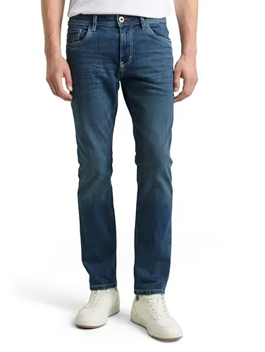 TOM TAILOR Straight-Fit Jeans Marvin - Stilvolle Bequemlichkeit - Jeans für Damen mit perfektem Sitz und 20% recycelter Baumwolle, ideal für jeden Anlass und umweltfreundlich.