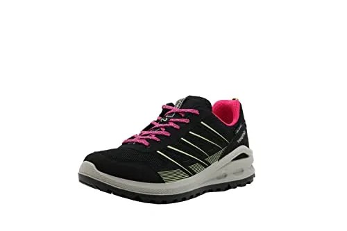 Grisport Unisex - Kinder, Jungen,Mädchen, Outdoor Schuhe, Sport- & Outdoorschuhe,Wechselfußbett,Trailrunning-Schuhe,Schwarz,38 EU / 5 UK