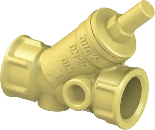 Schlösser Rückschlagventil 1210, Schrägsitz messing 3/4