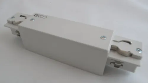 ERCO 79304 Kupplung für 3 Phasen Stromschiene Weiss