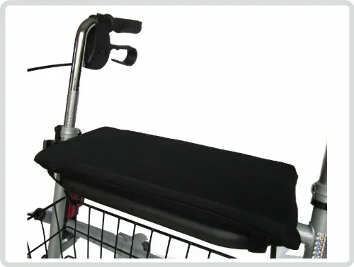 Sitzkissen für Rollator Rollatorkissen Rollatorsitzkissen - Schwarz