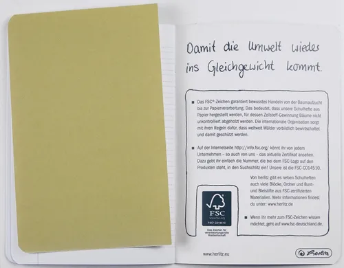 herlitz Schulheft x.book Lineatur DM liniert DIN A5 300004148