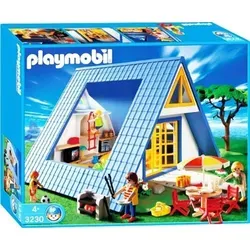 PLAYMOBIL 3230 Ferienhaus mit Figuren und Zubehör - Freizeit: Charmantes Ferienhaus mit detailreichen Figuren und Zubehör für kreatives Spielen und unvergessliche Abenteuer.