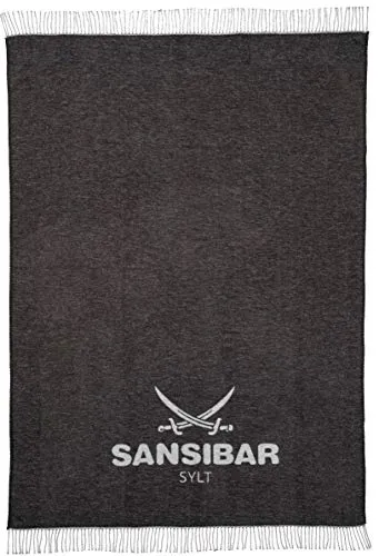 Sansibar Sylt Plaid Wohndecke in grau von Sansibar
