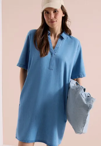 Cecil Damen Knielanges Kleid im Denim-Look von CECIL