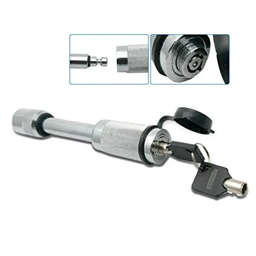Anhängerschloss Vorhängeschloss Diebstahlsicherung, Anhängerkupplung Pin Lock Zunge, für Wohnwagen Anhänger 4WD Anhängerkupplung 5/8