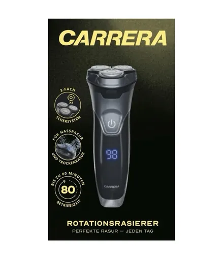 Carrera® Rotationsrasierer Herren RS-1 02475 Schwarz von Carrera
