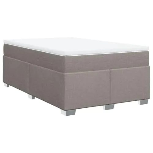 vidaXL Boxspringbett 120x200cm mit Matratze - Komfortables Doppelbett mit Taschenfederkernmatratze für optimalen Halt und erholsamen Schlaf. Weiches, strapazierfähiges Polyestergewebe sorgt für Gemütlichkeit im Schlafzimmer.