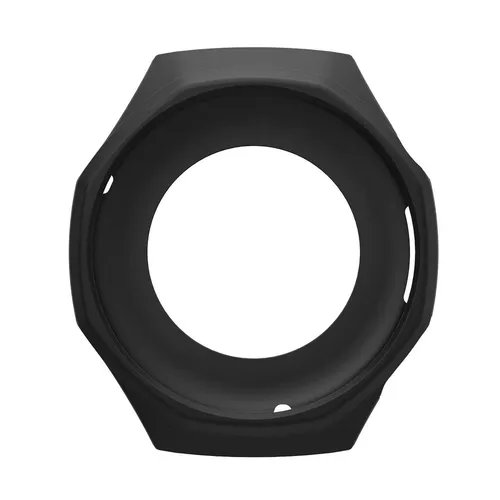 Silikon Schutz Hülle für Huawei Watch GT 6 Pro Half Coverage Gehäuse Schwarz