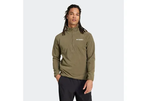 adidas TERREX Fleecejacke MT ESS HZ FL, Olive Strata von adidas