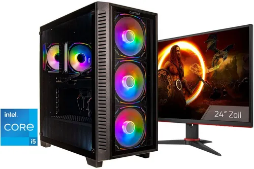 CAPTIVA Highend Gaming I95-220 TFT Bundle Gaming-PC-Komplettsystem (60,5
