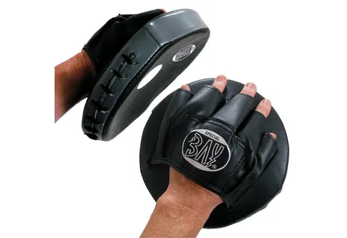 BAY-Sports Boxsack Tactical Pratzen Schlagpolster Schlagkissen Handpratzen (1 Paar, 1 Paar),