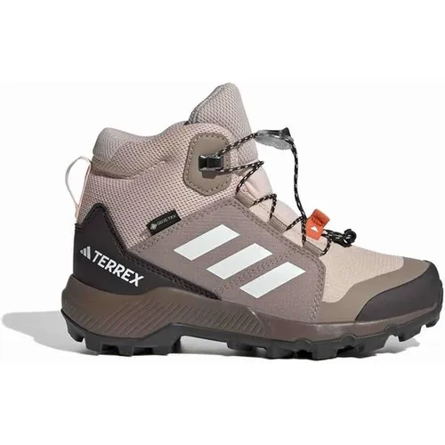 adidas Terrex Kinder Mid GTX Schuhe 38 - Rosa - Sportliche, wasserdichte Kinderschuhe für Wanderungen und Freizeitaktivitäten, bieten zuverlässigen Halt und Komfort.