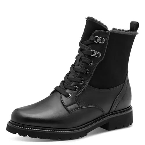 Tamaris Damen Stiefel Leder schwarz 41 von Tamaris