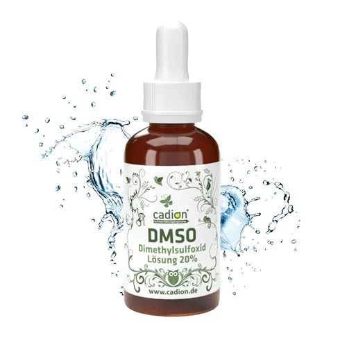 NEU| 20% konzentriertes reines DMSO 50ml / GLAS-Pipette | hoch bioverfügbar | m.i. Germany 1997, zertifiziert & geruchsneutral | Dimethylsulfoxid -