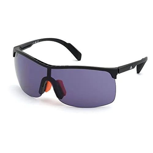 adidas Damen-Sonnenbrille SP0003 in Schwarz/Dunkelblau - Sportbrille mit UV-Schutz 400, ideal für Urlaub und Sonne. Der starke Blendschutz und die stylische Farbgebung machen sie zum perfekten Begleiter für aktive Frauen.