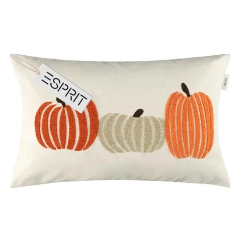 Esprit Kissenhülle KÜRBIS, 40 x 60 cm, Beige in beige von Esprit