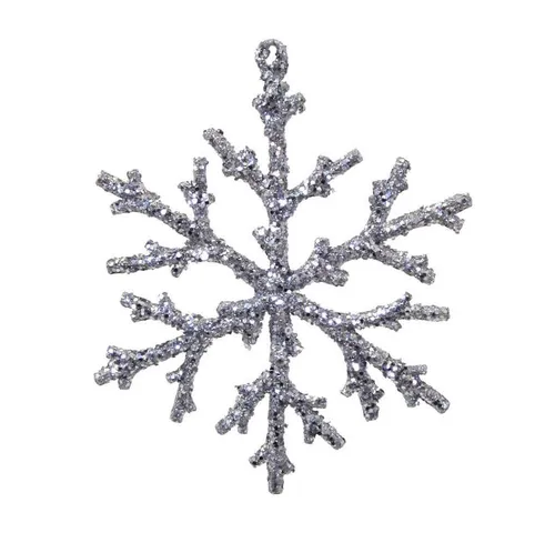 Gasper Christbaumschmuck SCHNEEFLOCKE ca. 15cm. Flocke aus KUNSTSTOFF.