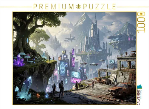 CALVENDO Puzzle Wo Welten erwachen. | 1000 Teile Lege-Größe 64x48cm Foto-Puzzle für glückliche Stunden