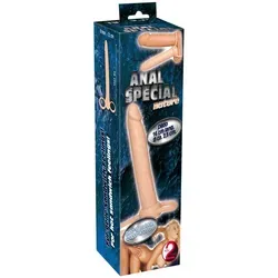 You2Toys Anal Special nature - Dildo für vaginales und anales Vergnügen, softer Stimulator mit Schlaufe für seinen Penis mit Hodenring, Sexytoy für Paare, hautfarben