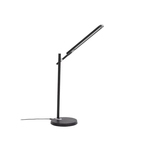 Lindby Schreibtischlampe Valtorin, dimmbar mit 7,2 W LED - Schreibtischlampen mit schlankem Design und gedimmtem Licht für optimale Arbeitsatmosphäre. Ideal für modernes Büro oder Home Office.