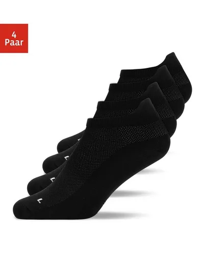 SNOCKS Laufsocken für Damen & Herren (4-Paar) - Atmungsaktive Sneakersocken mit Fersenlasche - Sneakersocken für den Sommer: Unsere SNOCKS Laufsocken bieten durch die spezielle Meshstruktur optimale Atmungsaktivität und Komfort, minimieren Reibung und verhindern Blasenbildung.