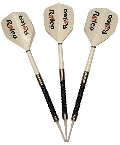 Roleo Profi Softdartpfeile RSP-3 - 3er Set mit 90% Tungsten - Soft-Dartpfeile für Profis, 18g schwer und aus hochwertigem 90% Tungsten, inkl. praktischer Dartbox für optimale Lagerung.