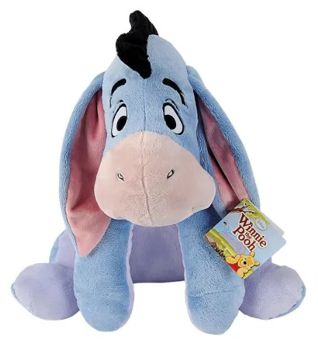 Simba 6315872660 - Disney Winnie The Puuh Esel I-Aah, 61cm Plüschtier, Kuscheltier, Pooh Bär, ab den ersten Lebensmonaten