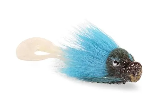 Strike Pro Miuras Mouse Big 23cm 95g - Hechtköder - Sonstige Angelköder, ideal für Hechtangeln mit langsam sinkendem Design und Doppelschwanz für attraktive Bewegungen im Wasser.
