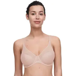 Chantelle Norah Chic Bügel-BH 70G Soft Pink - Eleganter Bügel-BH mit extraflacher grafischer Spitze für optimalen Halt und stilvolles Design. Ideal für jeden Anlass.