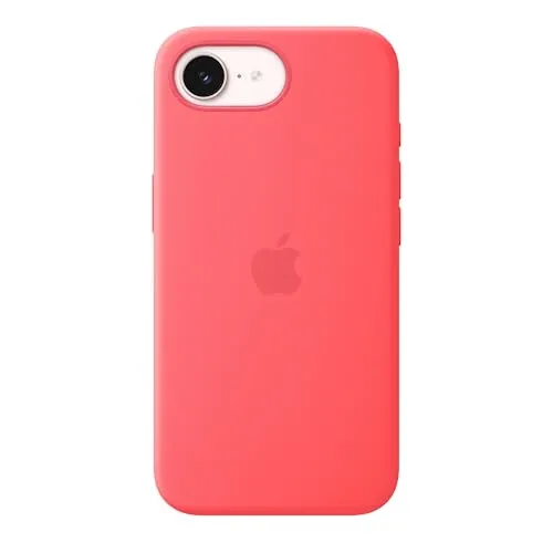 APPLE Silikon Case mit MagSafe für iPhone 17e – Guavepink - Stylisches Silikon Case mit MagSafe für das iPhone 17e. Schützt zuverlässig vor Kratzern und Stößen, während die weiche Außenseite angenehm in der Hand liegt. Perfekt für kabelloses Laden.