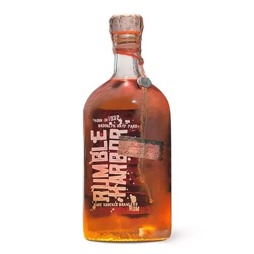 Rumble Harbor 0,7l. 42% - The World’s only Bare Knuckle Brawlers Rum - inkl. BOTTLEROCKET Untersetzer