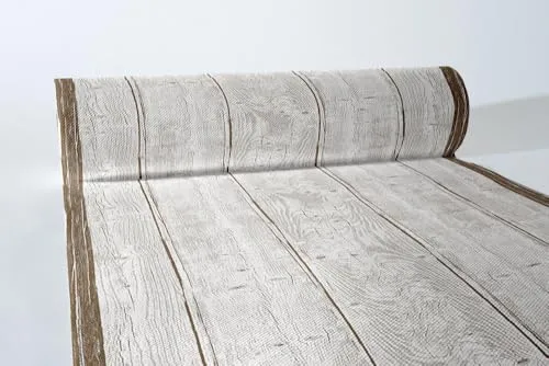 Produktbild Mank Airlaid Tischläufer Holz/Wood 40 cm x 24 m – Eleganter Einweg-Tischläufer in Holzoptik