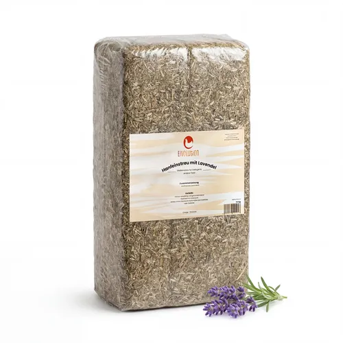 eivolution Hanfeinstreu mit Lavendel von eivolution