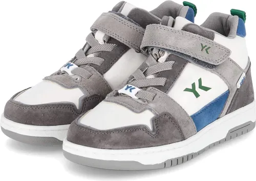 Lurchi Jungen High Sneaker GRADY-TEX Weiß Grau Leder Synthetik wasserfest Größe: 34