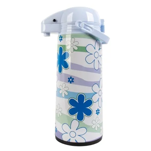 EUROHOME® Pumpkanne 1,9l mit Designdekor Flowers von EUROHOME