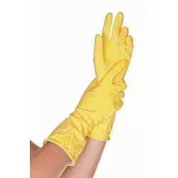 10x Hygonorm 25807 Haushaltshandschuhe Bettina Soft gelb Gr. 10/XL Latex beflockt