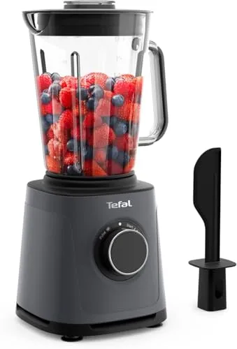 Tefal BL771BF0 Standmixer 1200 W - Leistungsstarker Standmixer mit 1200 W, ideal zum schnellen Mixen und Zerkleinern von Zutaten für gesunde Smoothies und Suppen.