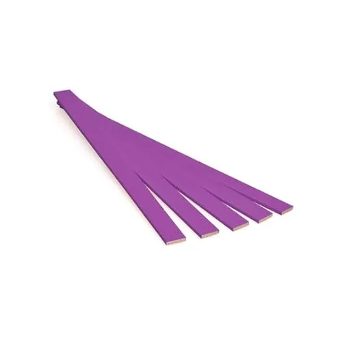 Metrie™ 100 Stück pflaumenfarbene Holzstäbchen Bastelholz - Pantone 512 C - ideal zum Heimwerken, Holzarbeiten und Basteln mit Kindern, hochwertiges Buchenholz, 25 x 1,6 x 0,3 cm