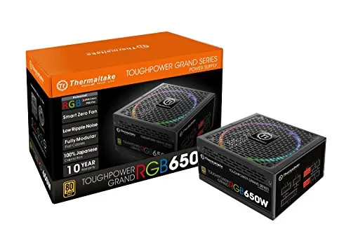 Thermaltake ps-spr-0650fpcbus-r Smart Pro RGB Zero Fan 80 Plus Bronze Full Modular Netzteil