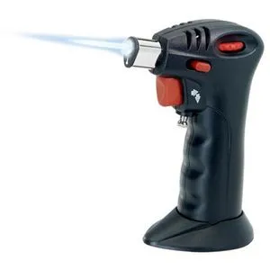 Westmark Creme Brulee und Flambierbrenner - Sonstige, nachfüllbarer Flambierbrenner mit automatischer Piezozündung und regulierbarer Flammengröße für perfektes Karamellisieren und Überkrusten.