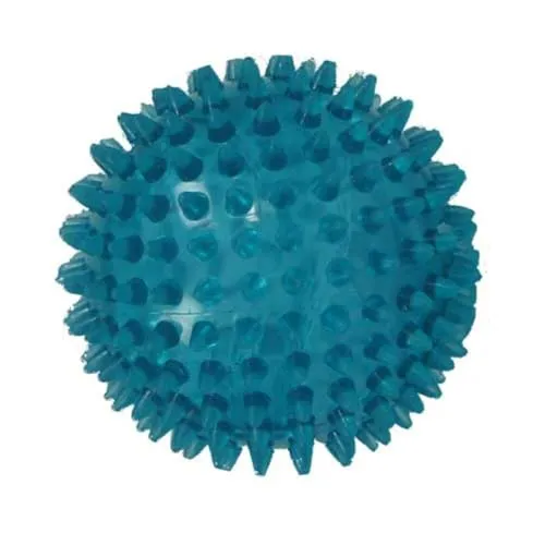 IGELBALL 10 cm blau transparent 1 St